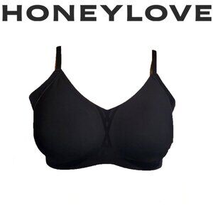 Honeylove Silhouette Bra NWT Black Med